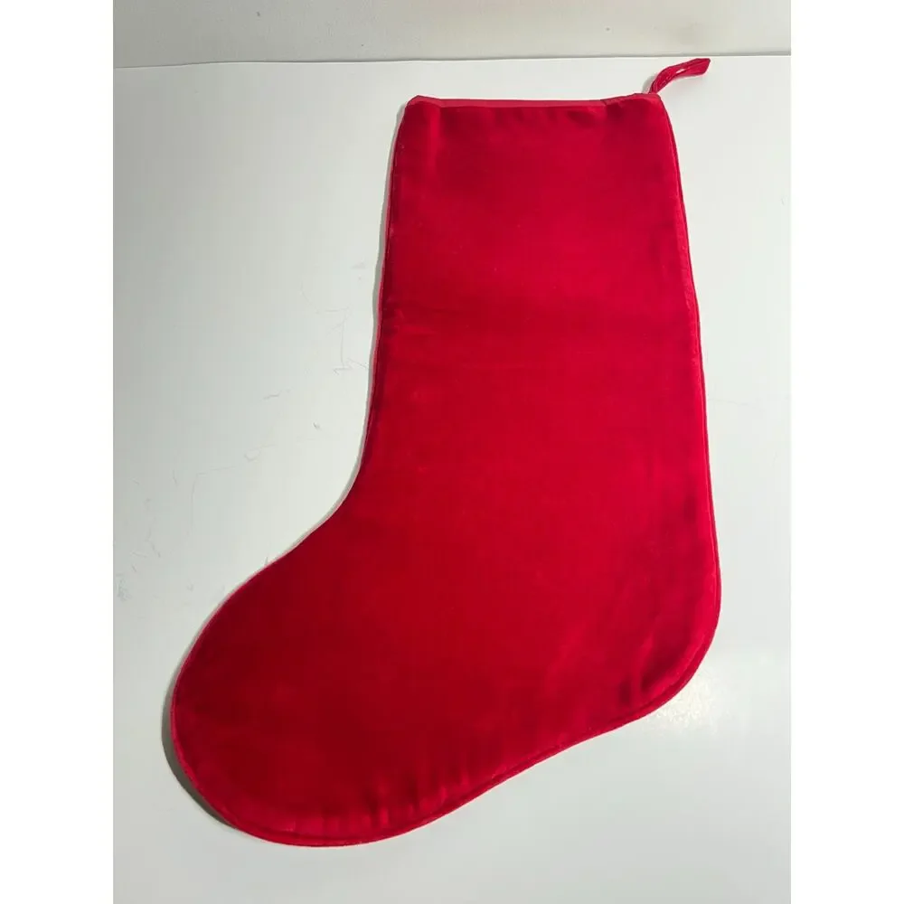 LL Bean LN Holiday Dogs Tree Christmas Stocking Bessie Cotton Needlepoint